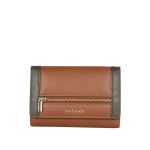 Premium Γυναικείο Δερμάτινο Πορτοφόλι Guy Laroche 24713 Καφέ (Compact 14.5cm |8 Κάρτες& 4 Θήκες Εγγράφων)