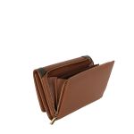 Premium Γυναικείο Δερμάτινο Πορτοφόλι Guy Laroche 24713 Καφέ (Compact 14.5cm |8 Κάρτες& 4 Θήκες Εγγράφων)