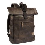 Σακίδιο Πλάτης Roll Top CAMEL ACTIVE Laos 251-202-29 Καφέ 25L | Θήκη Laptop 15.6