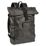 Σακίδιο Πλάτης Roll Top CAMEL ACTIVE Laos 251-202-60 Μαύρο 25L | Θήκη Laptop 15.6