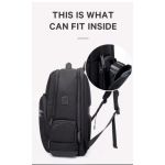 Σακίδιο Πλάτης Bange 2603 Μαύρο Weekender 35L | Laptop 15.6