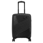 Premium Βαλίτσα Καμπίνας 55x39x20 Πολυπροπυλένιο Paulter 2729/20 Μαύρο | Επέκταση & 4 Διπλοί Τροχοί