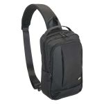 Τσαντάκι Χιαστί/Στήθους RCM 3072 Μαύρο Crossbody με USB