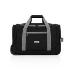 Σάκ Βουαγιάζ με Ρόδες Μικρό RCM 3081-20 Μαύρο 53cm – Αδιάβροχο, για Γυμναστήριο ή Weekend, 49L