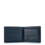 Μικρό Δερμάτινο Πορτοφόλι Guy Laroche 37509 Dark Blue | RFID Προστασία & Θέσεις Καρτών | Compact Design