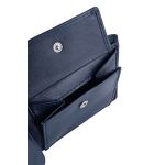 Μικρό Δερμάτινο Πορτοφόλι Guy Laroche 37509 Dark Blue | RFID Προστασία & Θέσεις Καρτών | Compact Design