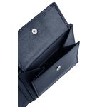 Δερμάτινο Ανδρικό Πορτοφόλι Guy Laroche 37800 Μπλε | RFID Προστασία & 7 Θέσεις Καρτών με 2 Διαφάνειες