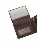 Δερμάτινο Ανδρικό Πορτοφόλι Chesterfield C08.0201A01 Καφέ με RFID Προστασία από Wax Pull Up Δέρμα – Vintage