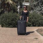 Μεγάλη Υφασμάτινη Βαλίτσα 75x30x46 Cardinal 3300 Μαύρο | Ύφασμα Υψηλής Αντοχής για Check-In 23 Κιλά & Άνω