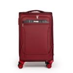 Υφασμάτινη Βαλίτσα Καμπίνας 55x23x37 Cardinal 3300 Κόκκινο | Υψηλή Ανθεκτικότητα Ύφανσης  & 4 Τροχοί Spinner
