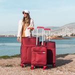 Βαλίτσα CARDINAL 3800 SET3 κόκκινο