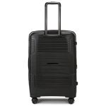 Μεγάλη Βαλίτσα 75.5x50x31.5/36 Cardinal 4006 Μαύρο 119L | Πολυπροπυλένιο με Αποσπώμενα Ροδάκια | Ιδανική για 23 Κιλά+