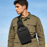 Στρατιωτικό Τσαντάκι Ώμου/Στήθους Tactical Cardinal MT4050 Μαύρο | Απόλυτη Αντοχή 1000D & Χωρητικότητα 5.7L