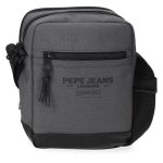 Premium Ανδρικό Τσαντάκι Ώμου Pepe Jeans Waltford 7275541 Γκρι | με 2 Κεντρικές Θήκες | Ιδανικό για Smartphone