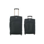 Σετ Βαλίτσες RCM 16108 SET2 Μαύρο – Καμπίνας & Μεσαία, Υφασμάτινες, Ελαφριές & Επεκτεινόμενες