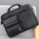 Δερμάτινος Χαρτοφύλακας Cardinal 5029 Μαύρο laptop 15,6’ – Κομψότητα & Ποιότητα σε Κάθε Εμφάνιση