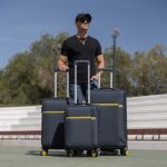Σετ 3 Υφασμάτινες Βαλίτσες Cardinal 5100 Oblivion Μπλε | Κορυφαία Ανθεκτικότητα & 4 Τροχοί Spinner 360°