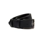Δερμάτινη Ανδρική Ζώνη Chesterfield Tanaro C60.010100 Μαύρο 3.5cm – Elegant Wax Pull Up Δέρμα με Premium Ποιότητα