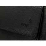 Δερμάτινο Ανδρικό Πορτοφόλι Lavor 1-6558 Μαύρο | RFID Προστασία & 8 Θήκες για Κάρτες