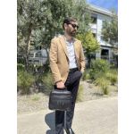 Ανδρική Δερμάτινη Μικρή Τσάντα Ώμου Cardinal 6015 Μαύρο – Compact & Πρακτική – Vintage Στυλ