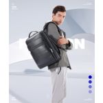 Δερμάτινο Αντικλεπτικό Σακίδιο Πλάτης BOPAI 61-121561 Μαύρο | 24L & Θήκη Laptop 15.6″ | Άκαμπτη Δομή & Ασφάλεια