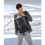 Δερμάτινο Αντικλεπτικό Σακίδιο Πλάτης Bopai 61-122101 Μαύρο – 24L για Laptop 15,6” – Ανθεκτικό & Επαγγελματικό