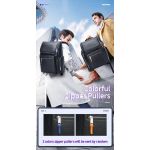 Δερμάτινο Ανδρικό Σακίδιο Πλάτης BOPAI 61-122431 Μαύρο 25L | Θήκη Laptop 15.6″ | Soft Flannel Προστασία