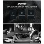 Ανδρικό Δερμάτινο Σακίδιο Πλάτης BOPAI 61-69711 Μαύρο 24L | Laptop 15.6