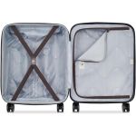 Βαλίτσα Καμπίνας 55x40x20 DELSEY METEOR 3869803 Μαύρο – Premium ABS/Polycarbonate, για Όλες τις Αεροπορικές