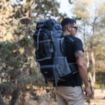 Ορειβατικό Σακίδιο Πλάτης Cardinal 630 Μαύρο 80+5L – Για Πεζοπορία & Πολυήμερα Ταξίδια – Ανθεκτικό & Εργονομικό