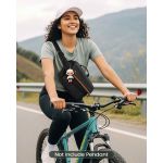 Τσαντάκι Χιαστί Crossbody Matein 6780 Μαύρο | Θήκη AirTag & Μπουκαλιού | Ιμάντας 3 Σημείων