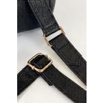 Urban Γυναικείο Σακίδιο Πλάτης LOUIS TIMI U629 από Οικολογικό Δέρμα PU (14 Λίτρων) Μαύρο