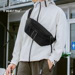 Τσαντάκι Μέσης Tigernu T-S81012 Μαύρο | Με Κλειδαριά & Προστασία RFID | Αδιάβροχο με 2 Τσέπες