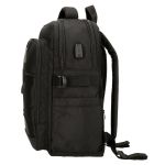 Ανδρικό Σακίδιο Πλάτης Pepe Jeans Bromley 7062441 Μάυρο – Laptop 15,6'', Θύρα USB, 2 Θήκες & Ανθεκτικότητα
