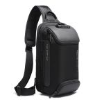 Τσαντάκι Ώμου / Χιαστί Crossbody Μεγάλο Bange 7082 Μαύρο – Αδιάβροχο & Anti-Theft, USB, TSA Lock – Premium Ποιότητα με Ασφάλεια