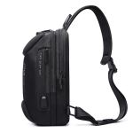 Τσαντάκι Ώμου / Χιαστί Crossbody Μεγάλο Bange 7082 Μαύρο – Αδιάβροχο & Anti-Theft, USB, TSA Lock – Premium Ποιότητα με Ασφάλεια