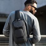 Τσαντάκι Ώμου Χιαστί Bange 7086 Μαύρο – Αδιάβροχο Crossbody με USB – Οργάνωση & Αντικλεπτική Προστασία