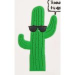 Ετικέτα Βαλίτσας Σιλικόνης Bartuggi 718-060605 White Cactus | Καρτελάκι Αποσκευών | Αναγνώριση από Εύκαμπτη