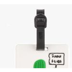 Ετικέτα Βαλίτσας Σιλικόνης Bartuggi 718-060605 White Cactus | Καρτελάκι Αποσκευών | Αναγνώριση από Εύκαμπτη