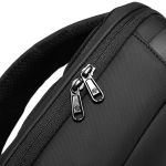 Τσαντάκι Ώμου Χιαστί Bange 7221 Μαύρο – Αδιάβροχο Crossbody με USB & Ιταλικό Design
