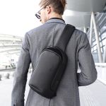 Τσαντάκι Ώμου Χιαστί Bange 7221 Μαύρο – Αδιάβροχο Crossbody με USB & Ιταλικό Design