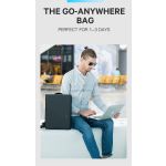 Slim Επαγγελματικό Σακίδιο Πλάτης Bange 7252 Laptop 14'' Μαύρο | Αδιάβροχο 11L | Μοντέρνο Ιταλικό Στυλ