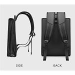Slim Επαγγελματικό Σακίδιο Πλάτης Bange 7252 Laptop 14'' Μαύρο | Αδιάβροχο 11L | Μοντέρνο Ιταλικό Στυλ