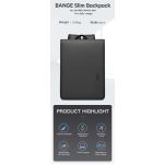 Slim Επαγγελματικό Σακίδιο Πλάτης Bange 7252 Laptop 14'' Μαύρο | Αδιάβροχο 11L | Μοντέρνο Ιταλικό Στυλ
