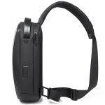 Τσαντάκι Ώμου / Χιαστί Crossbody Bange 7256 Μαύρο – Αδιάβροχο Hard Shell – PU 3 Στρώσεων & Anti-Theft
