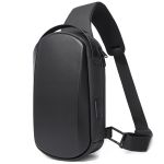 Τσαντάκι Ώμου / Χιαστί Crossbody Bange 7256 Μαύρο – Αδιάβροχο Hard Shell – PU 3 Στρώσεων & Anti-Theft
