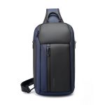 Τσαντάκι Ώμου Χιαστί Bange 7566 Μπλε – Crossbody με Θήκη iPad 11″ & Αδιάβροχο Υλικό