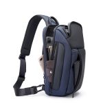Τσαντάκι Ώμου Χιαστί Bange 7566 Μπλε – Crossbody με Θήκη iPad 11″ & Αδιάβροχο Υλικό