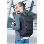 Ανδρικό Σακίδιο Πλάτης Bange 7216 Plus Μαύρο – Laptop 15,6” & USB, Αντικλεπτικό με Λουκέτο  – Αδιάβροχο & Οργανωμένο