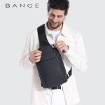 Αδιάβροχο Τσαντάκι Ώμου Χιαστί Bange 8031 Μαύρο 7.4L | για iPad 9.7”, Αντικλεπτική Θήκη & Εργονομικό